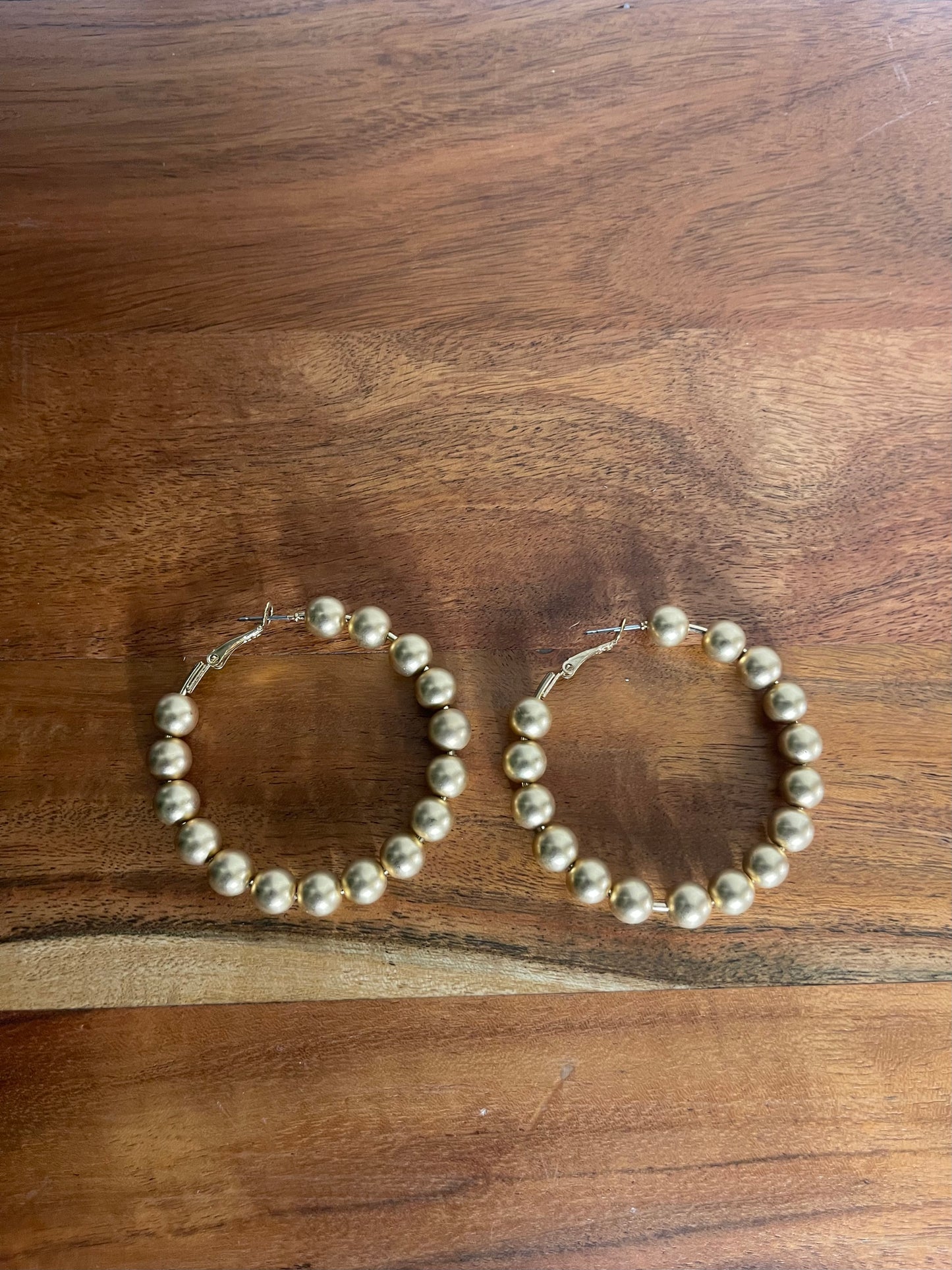 Beaded Hoop Earrings