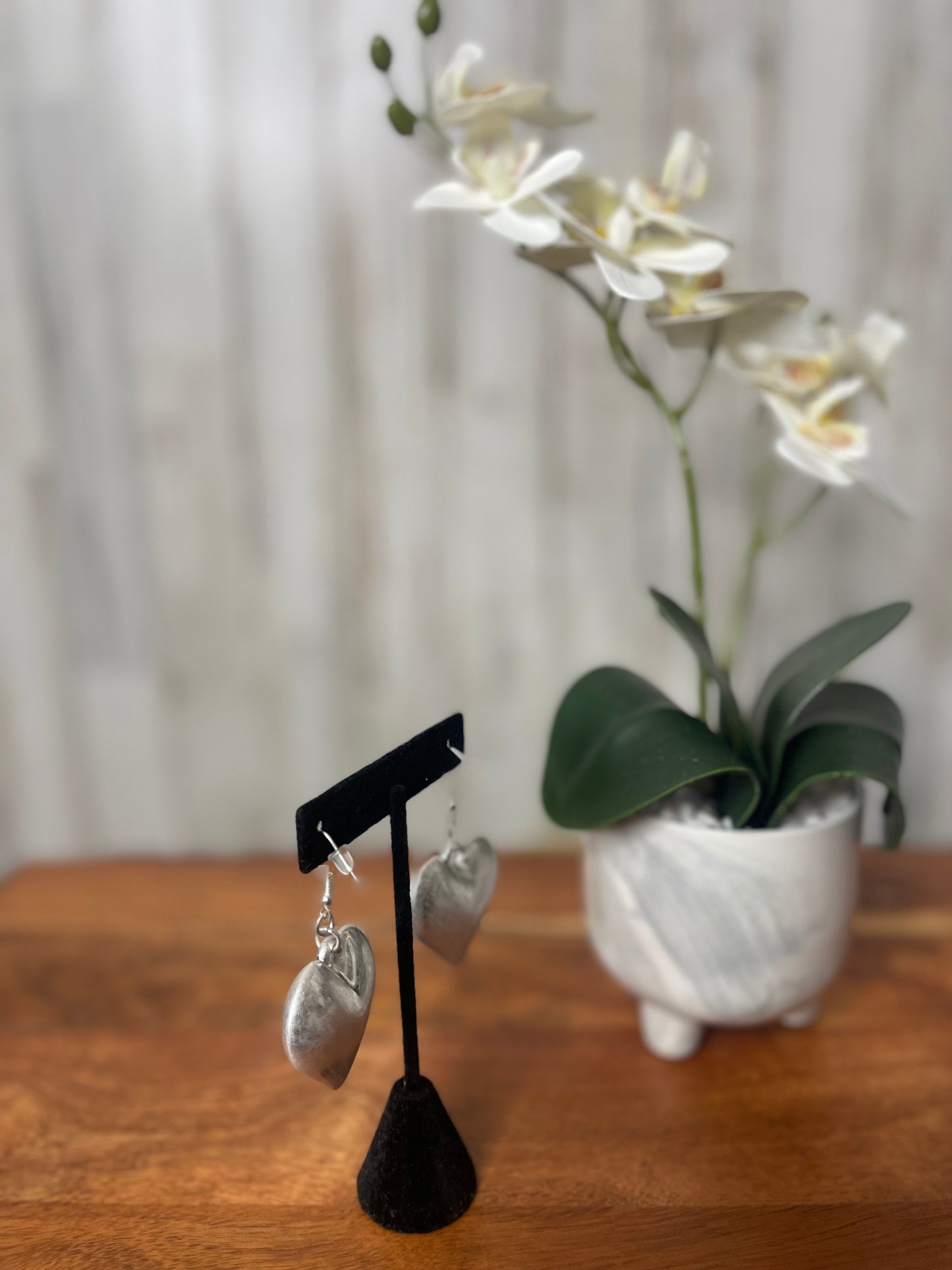 Heart Dangling Earrings