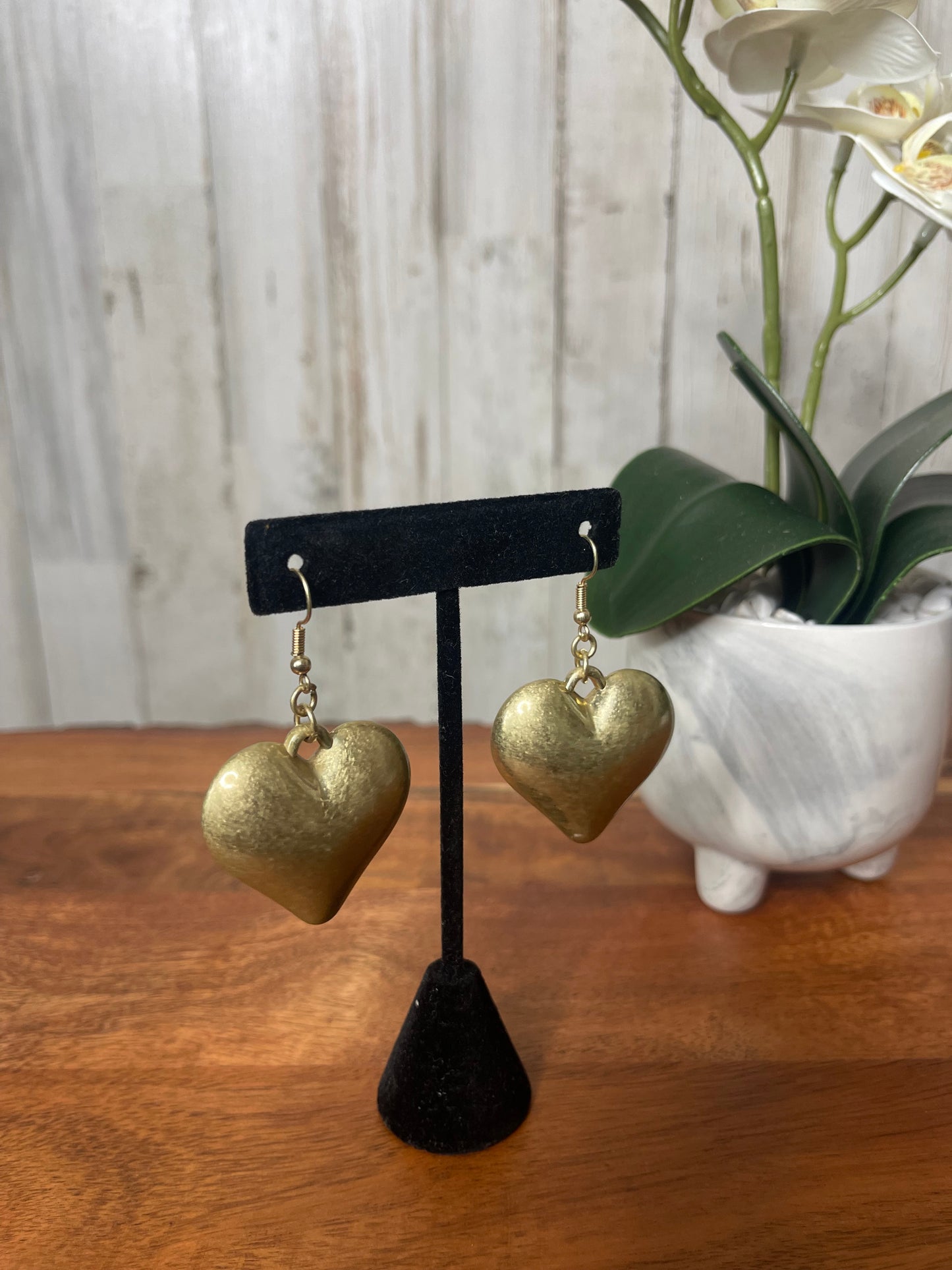 Heart Dangling Earrings