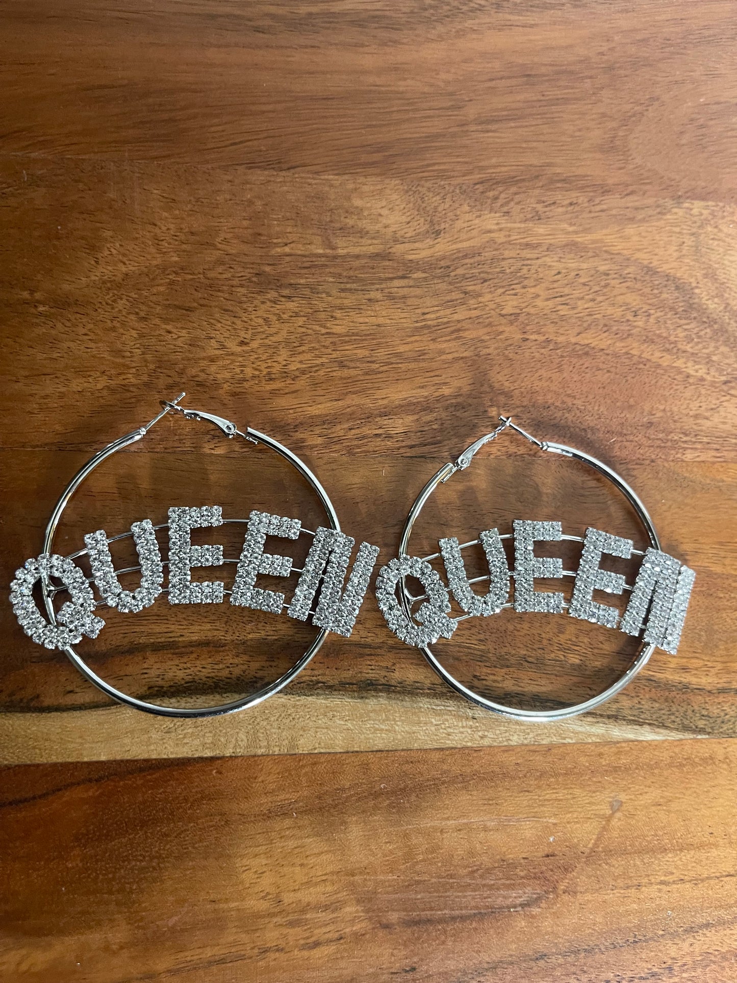 Queen Hoop Earrings