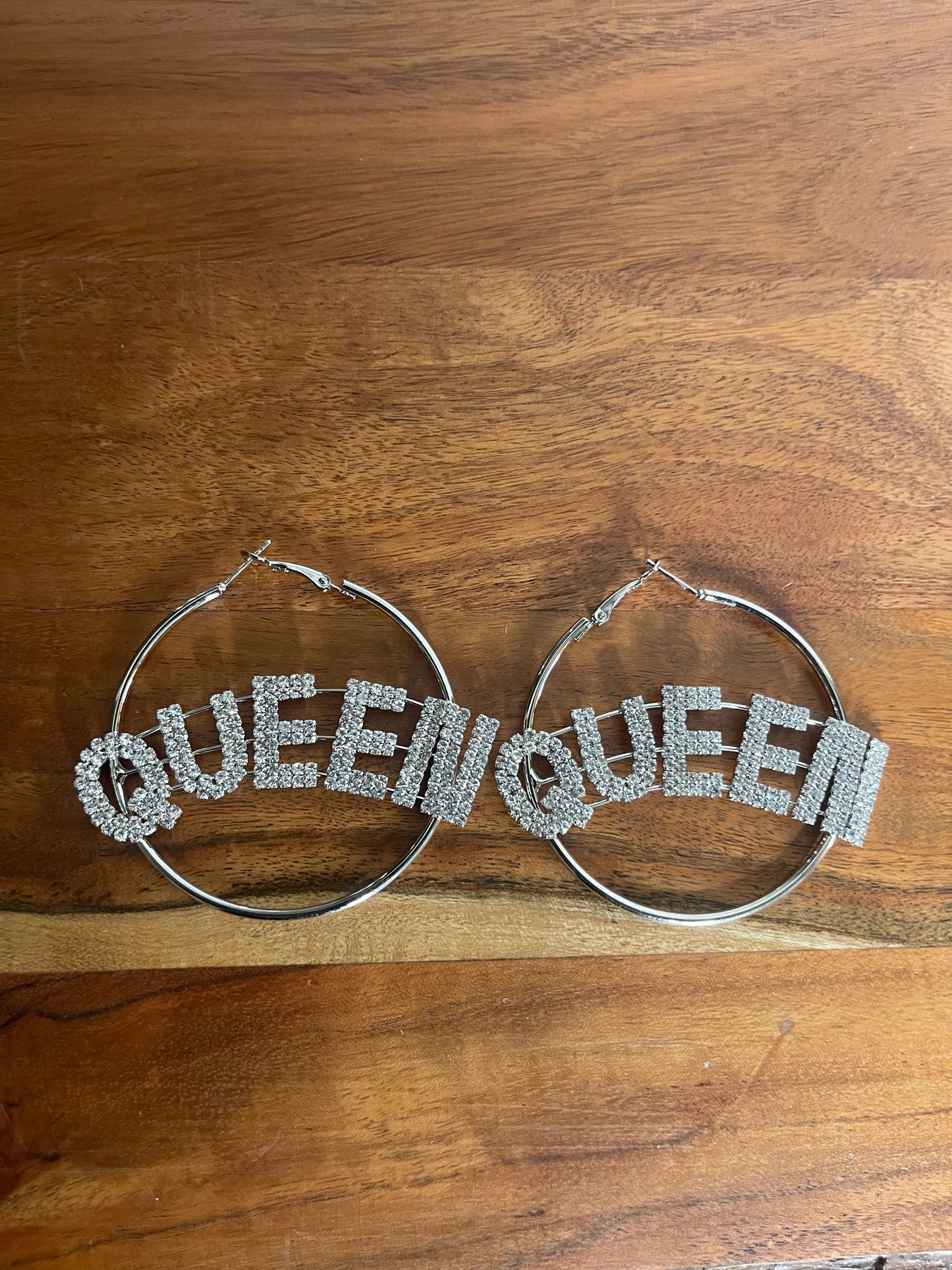 Queen Hoop Earrings