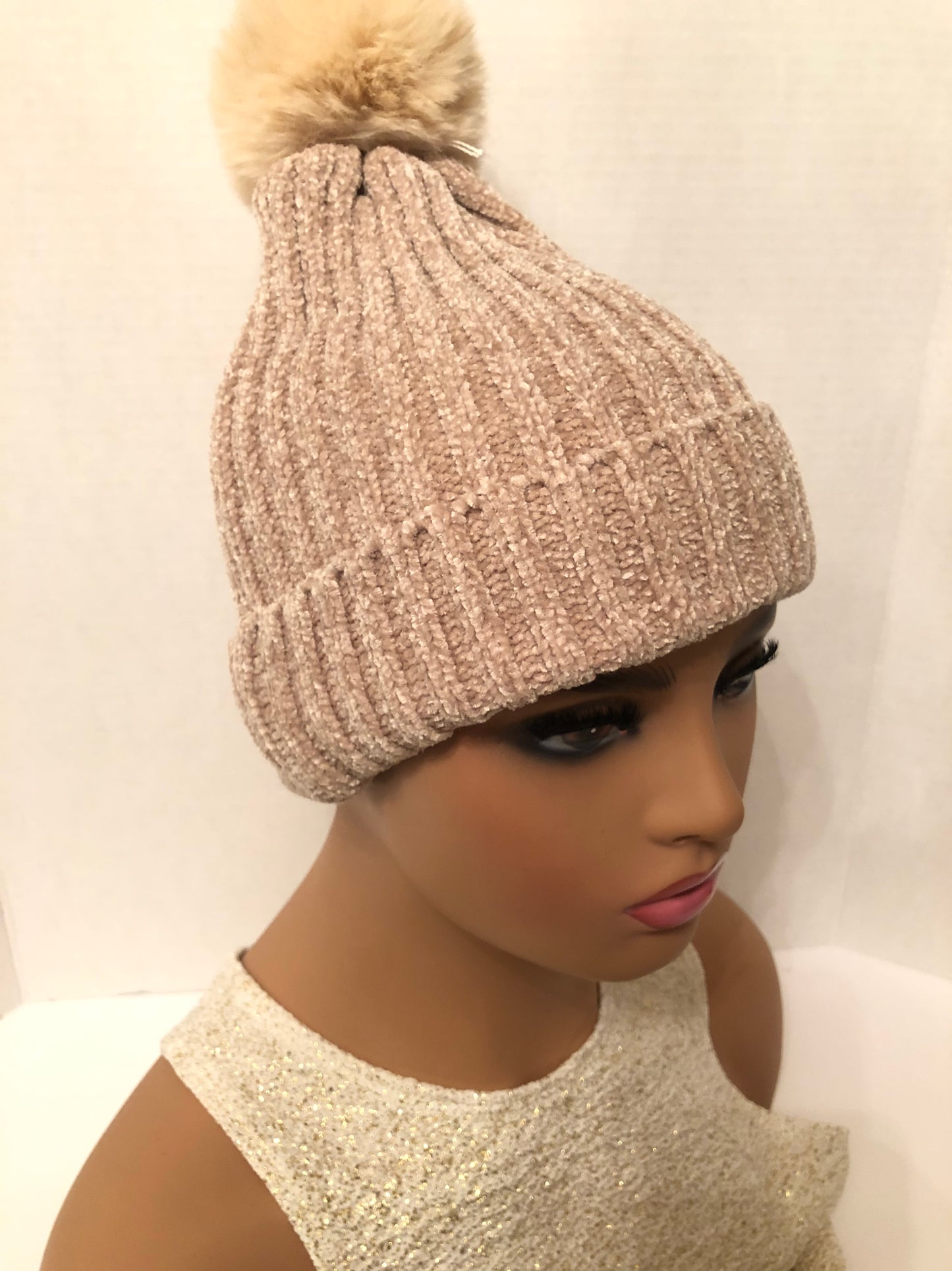 Pom Pom Beanie Hat