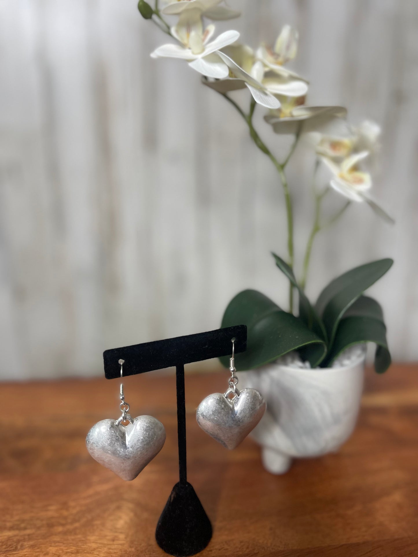 Heart Dangling Earrings