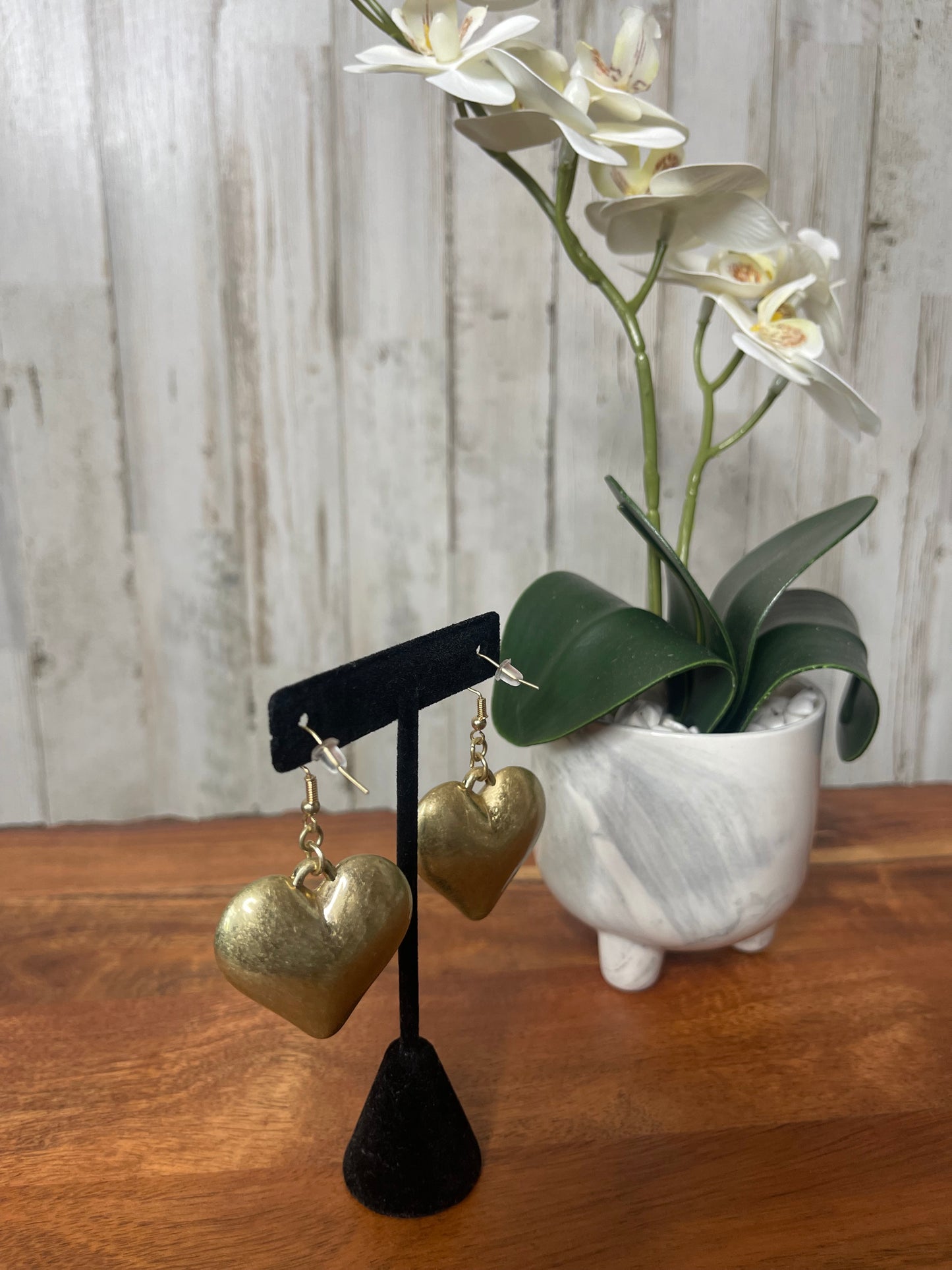 Heart Dangling Earrings