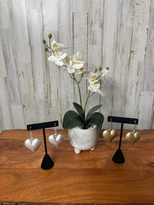 Heart Dangling Earrings