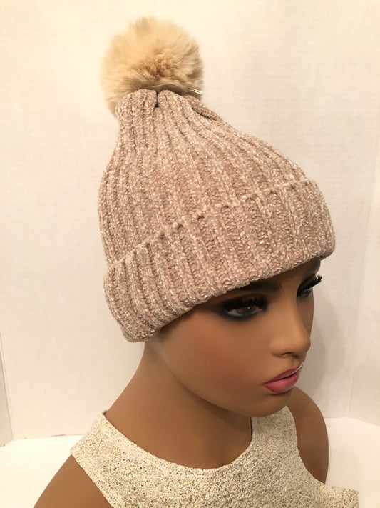 Pom Pom Beanie Hat