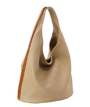Saddle Shoulder Bag “Stone”