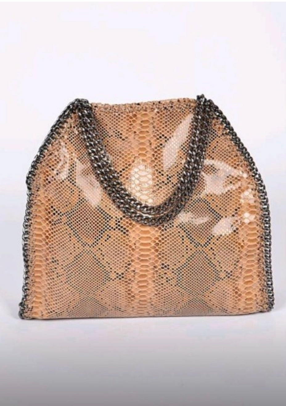 Sizzling Snake Print Purse