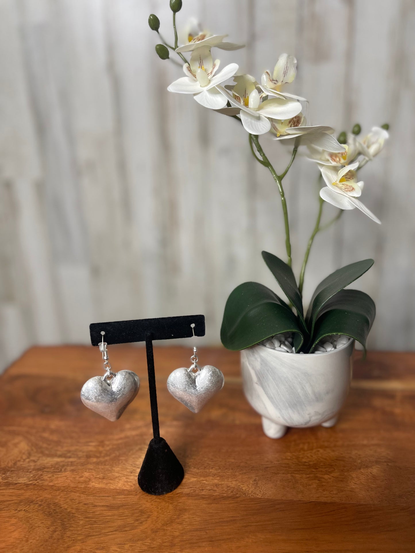 Heart Dangling Earrings