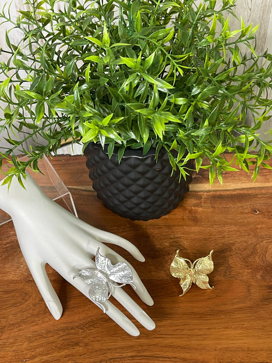 Butterfly Blossom Rings